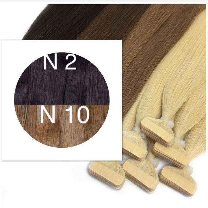DARK OMBRE TAPE-IN HAIR EXTENSIONS