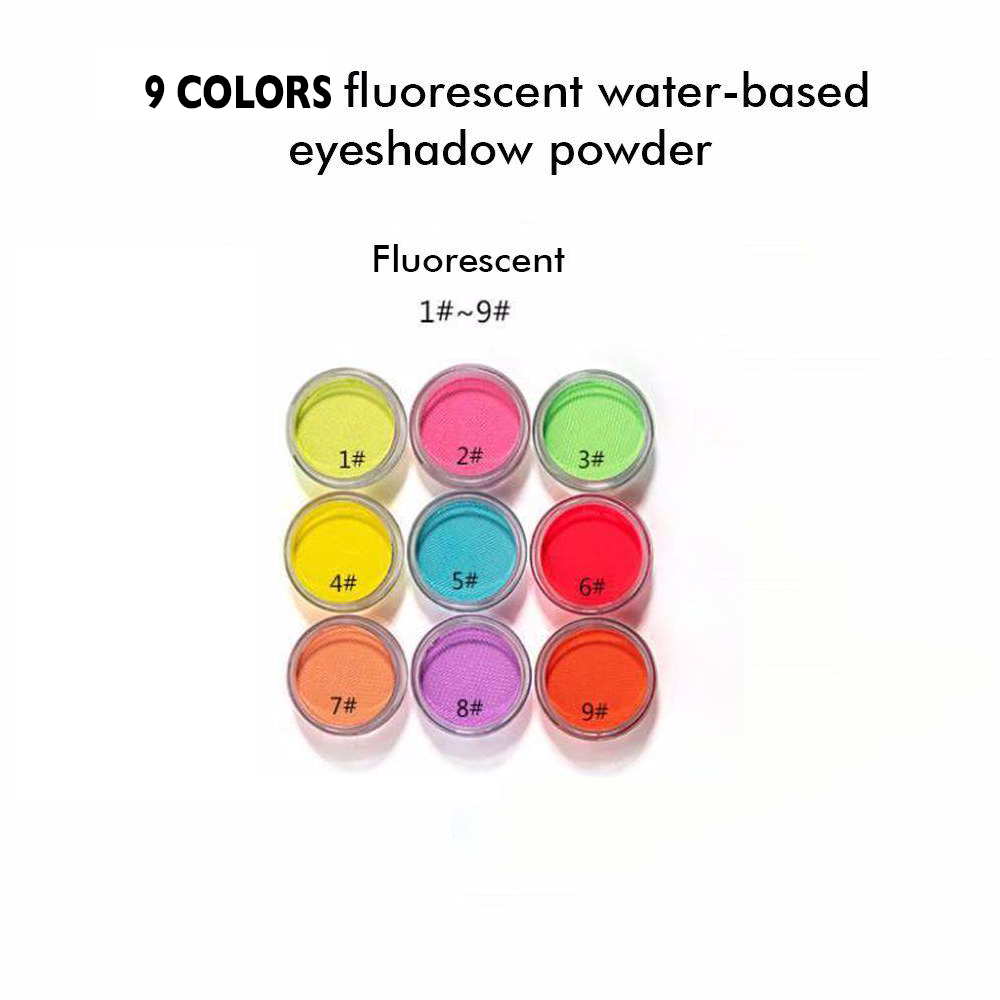 AQUA FLUORESCENT WATER BASED EYESHADOW POWDER
