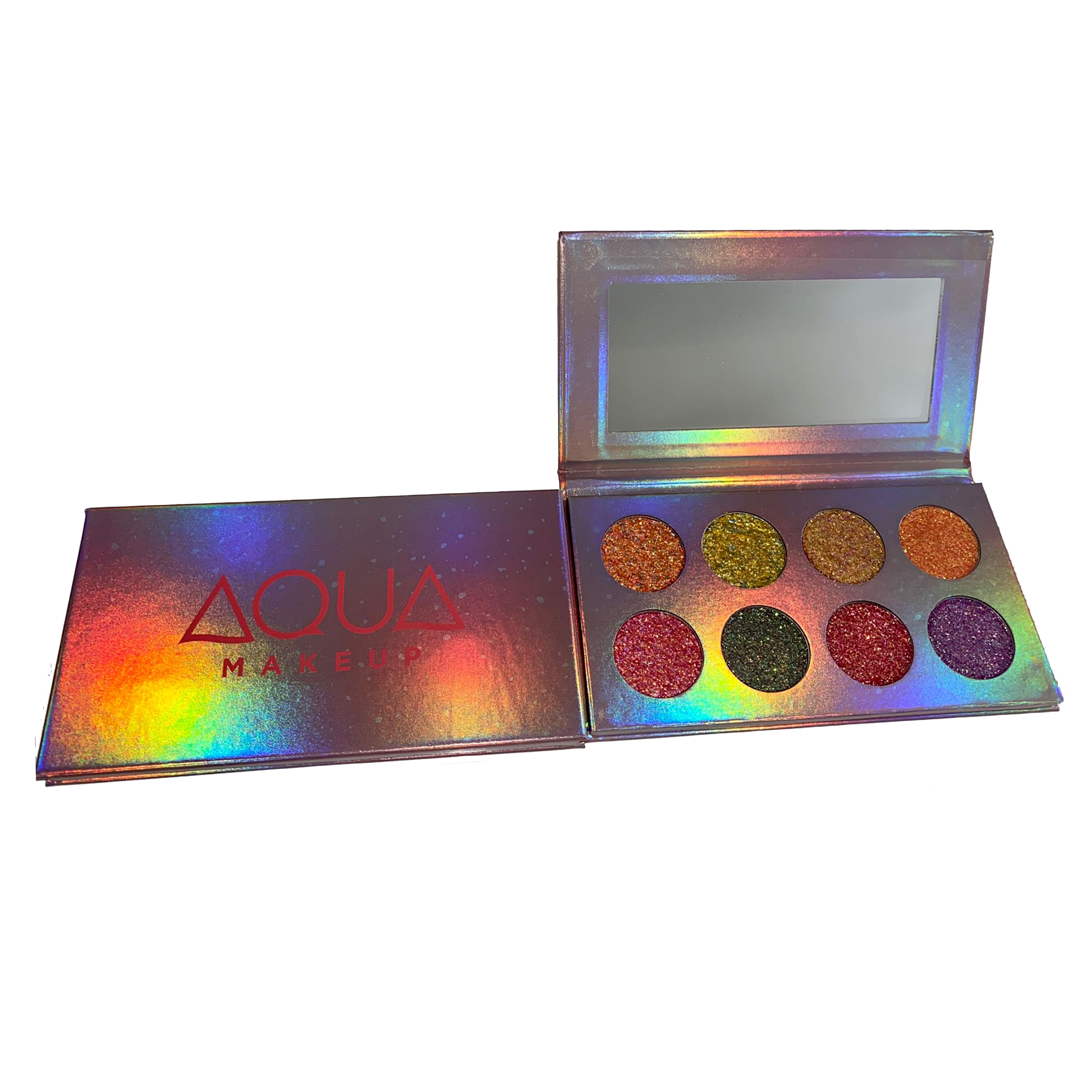 AQUA 8 COLOR GLITTER EYESHADOW PALETTE