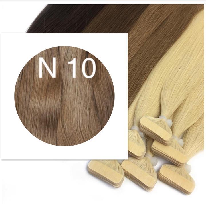 LIGHT BROWN TAPE-IN HAIR EXTENSIONS