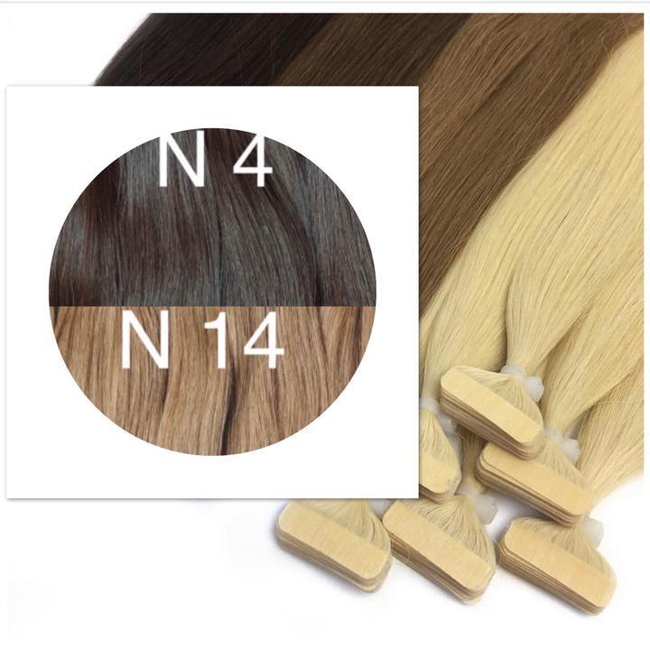 DARK OMBRE TAPE-IN HAIR EXTENSIONS