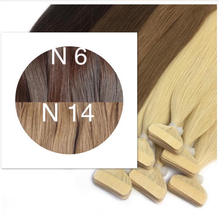 DARK OMBRE TAPE-IN HAIR EXTENSIONS