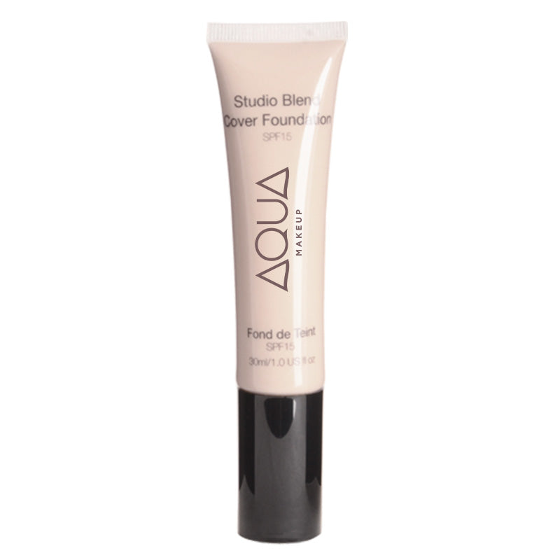 FULL COVER FOUNDATION WITH SUNSCREEN – Aqua by Jesse Makeup